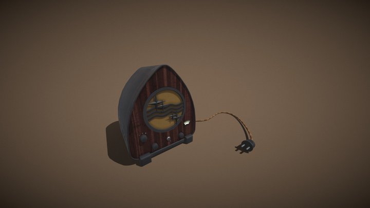 Philips 930 A Old Retro Radio – Kostenloses 3D-Modell STL