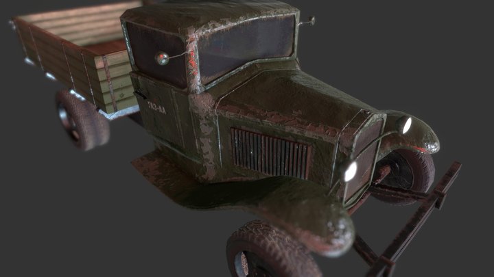 Gaz-AA 3D Model