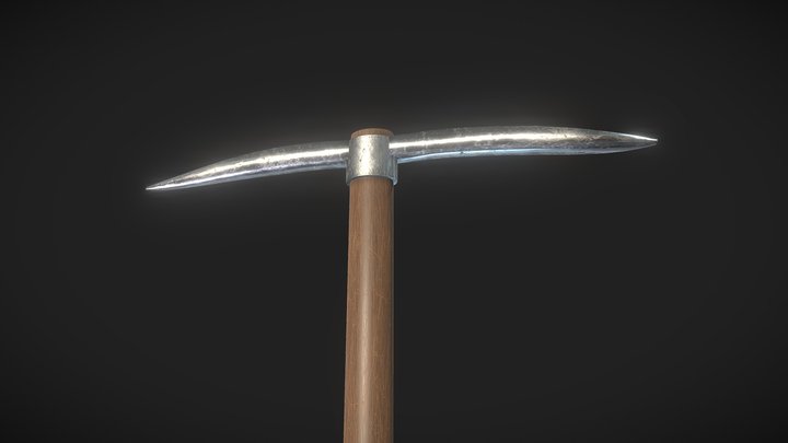 Steel Mining Pickaxe