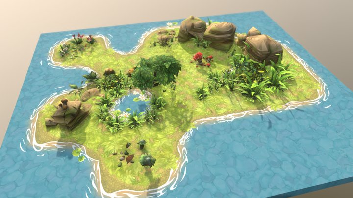 Jungle environment 3D Model