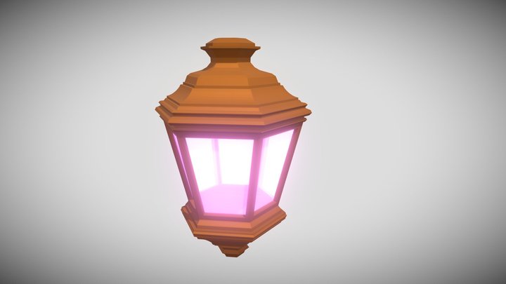 Copper Lantern 3D Model
