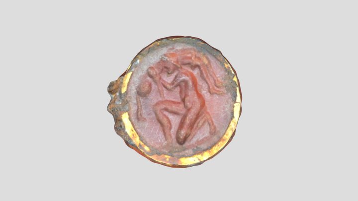 brown intaglio 3D Model