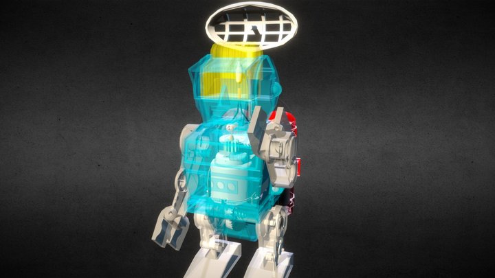 Robbie Robot Toy 3D Model