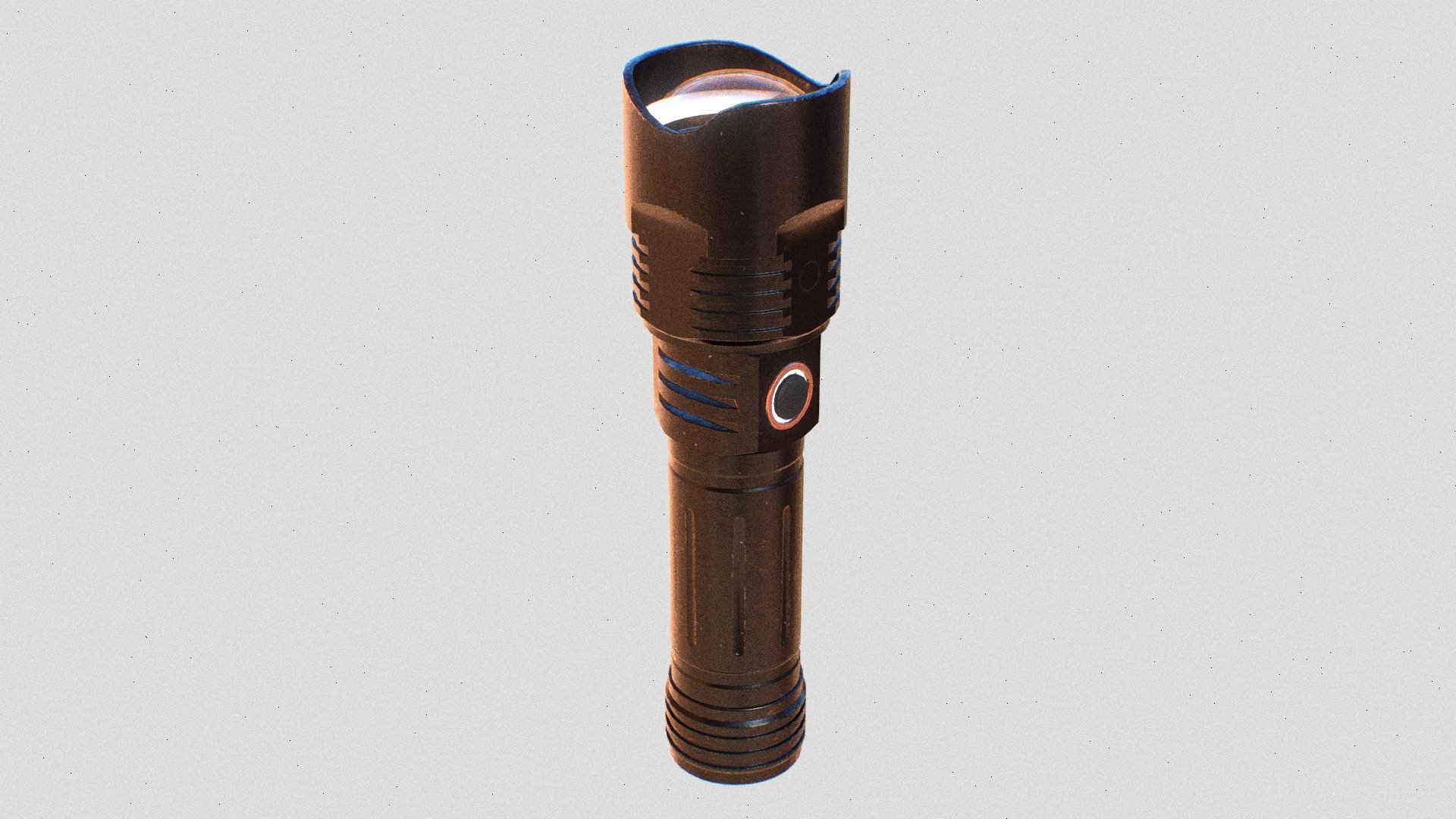 black led flashlight Download Free 3D model by mantledmoon [7287635