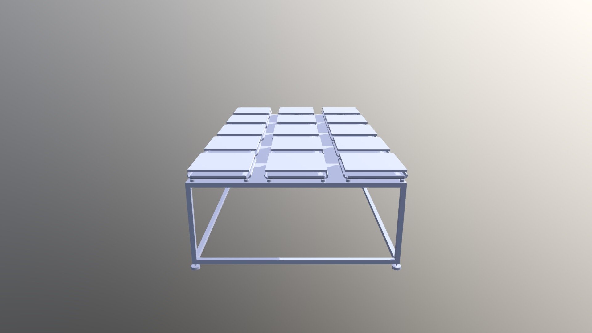 Flat milled al/ss table 25kg x 1g