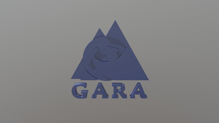GARA LOGO 3D Model