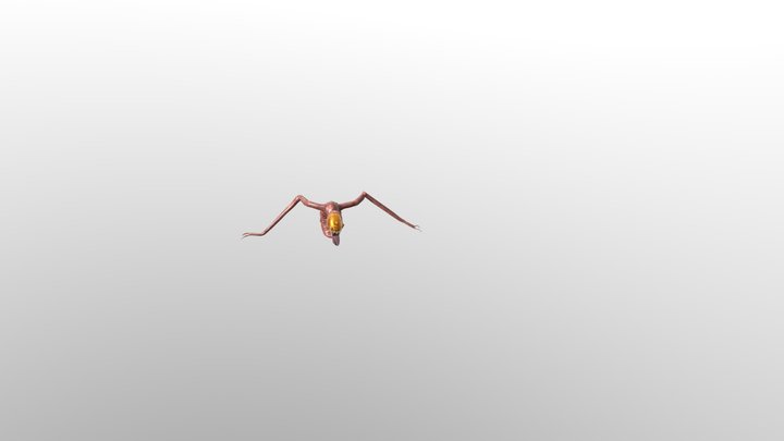 Jumping_monster_Away 3D Model