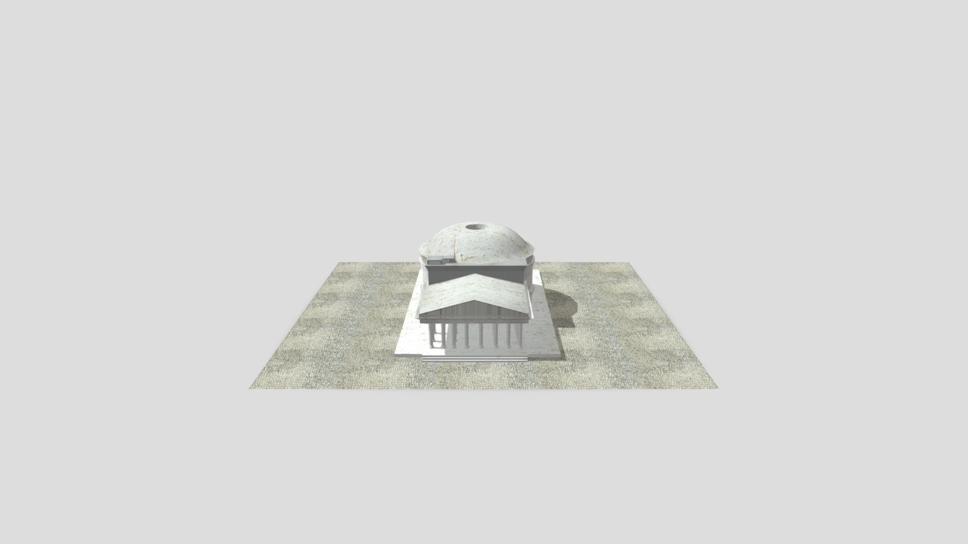 Panteâo_roma_3d