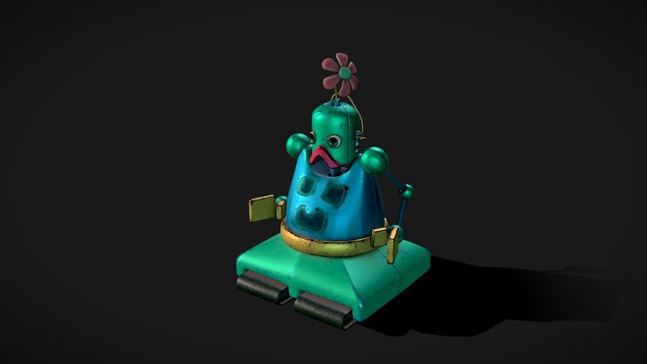 An ancient robot from the future 3D Model