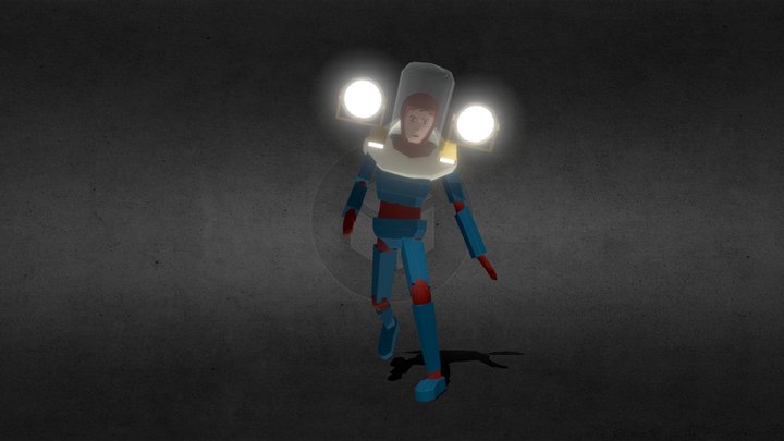 Searchlight character model - assignment 3 3D Model