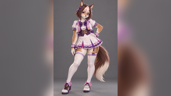 Special Week (Umamusume) Furry 3D Model