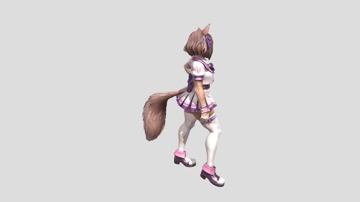 Special Week (Umamusume) Furry 3D Model