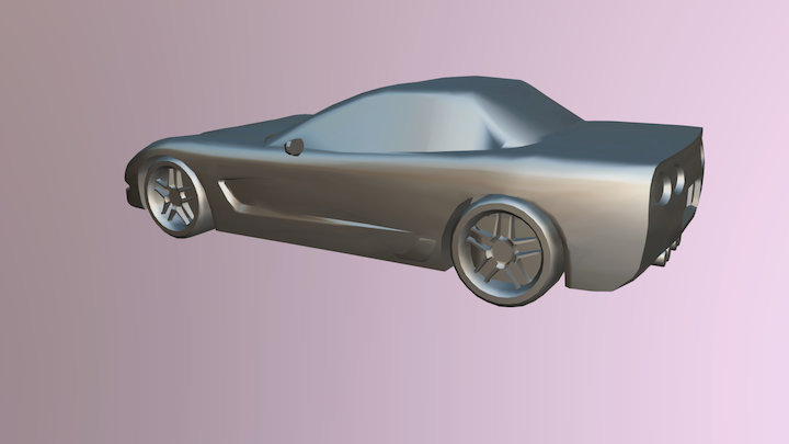 Corvette 2003 C5 Z06 3D Model