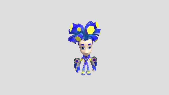 альт  с энерго браслетами 3D Model