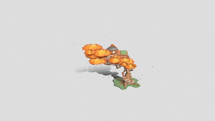 Tree House 3D Model
