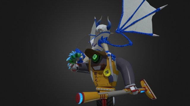 WASD the robot cleaner 3D Model