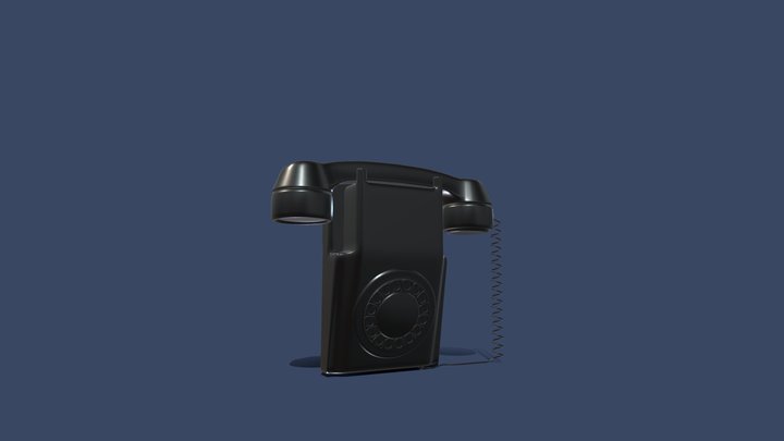 Vintage Phone 3D Model