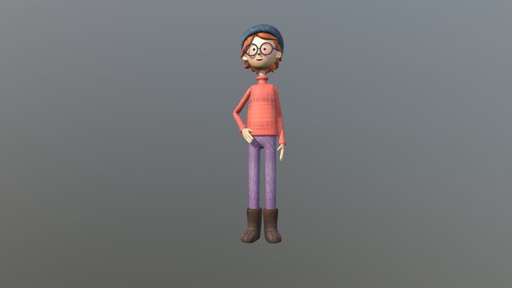 Charakter Boy 3D Model