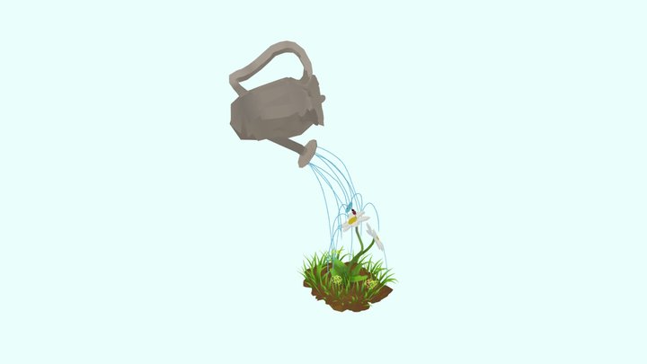 Watering-can 3D Model