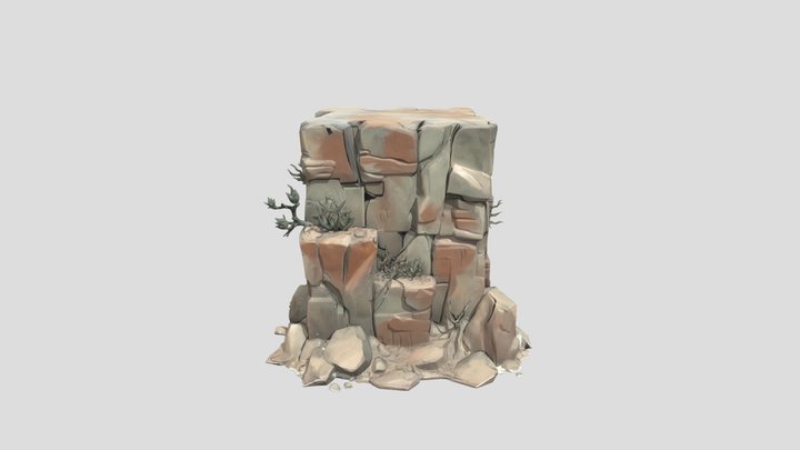 절벽 3D Model