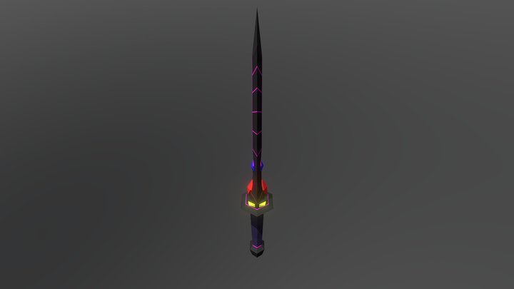 Gem Sword 3D Model