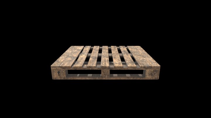 Wood Pallet 3D Model
