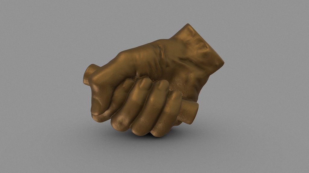 Cast of Lincoln's Hand - Library of Congress