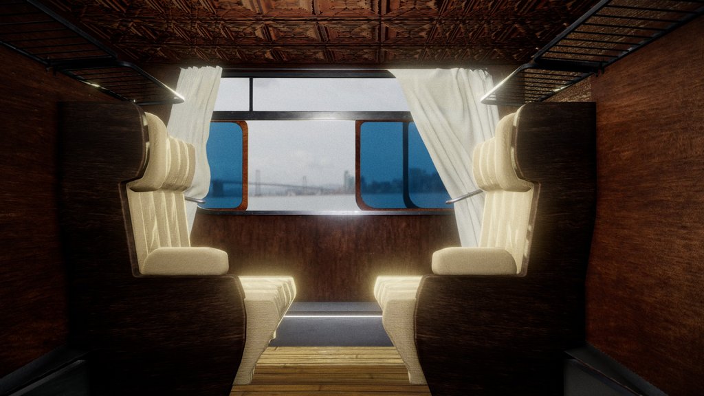 Simple train cabin