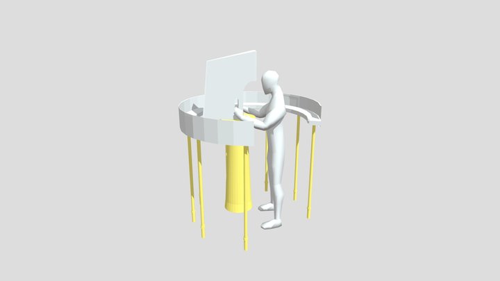 Objeto Mirador 2 3D Model