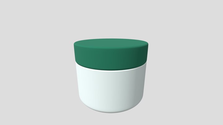 Cream Jar 3D Model
