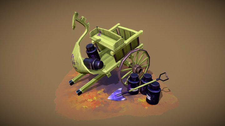 [Student Work] The Sketchy Milk Merchant 3D Model
