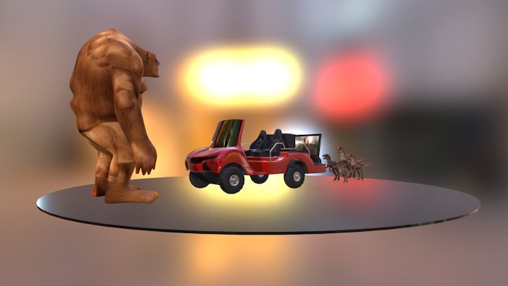 Mixed Reality Virtainment Buggy 3D Model