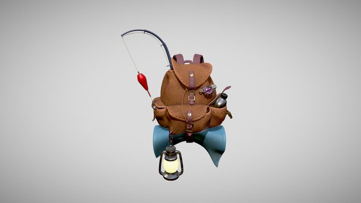 Adventure BackPack 3D Model