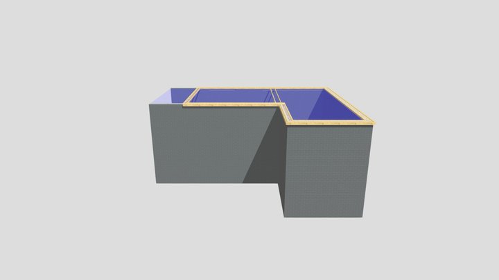 FlatRoof 3D Model