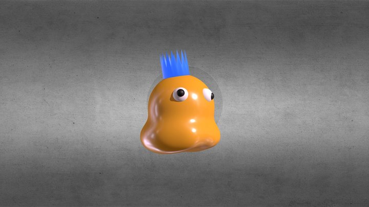 King Blob 3D Model