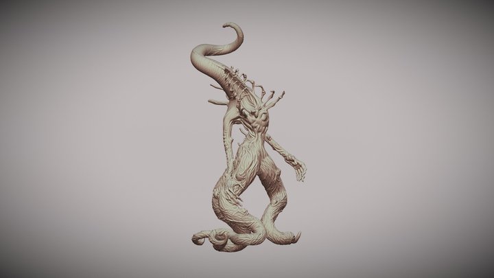 Nyarlathotep_Original_Concept 3D Model