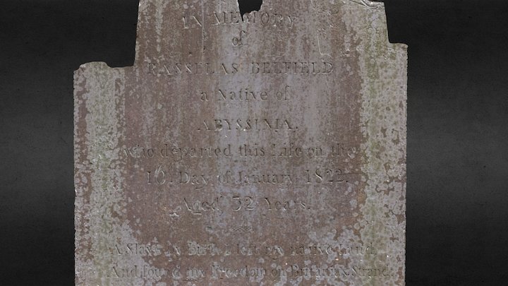 Rasselas Belfield Grave 3D Model