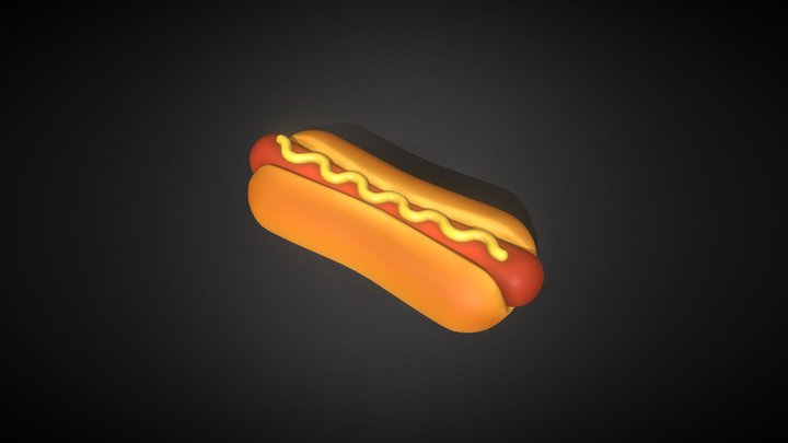 Hotdog 3D Model
