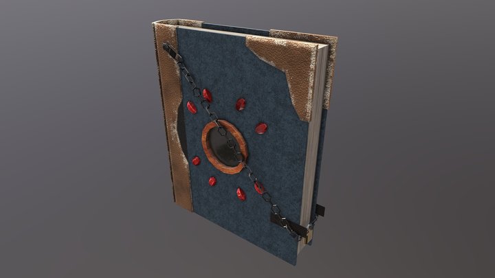 Book 3D Model