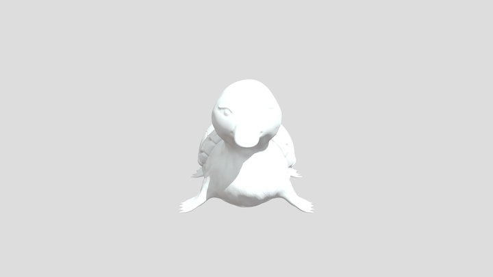 Turtle Duck Model 3D Model
