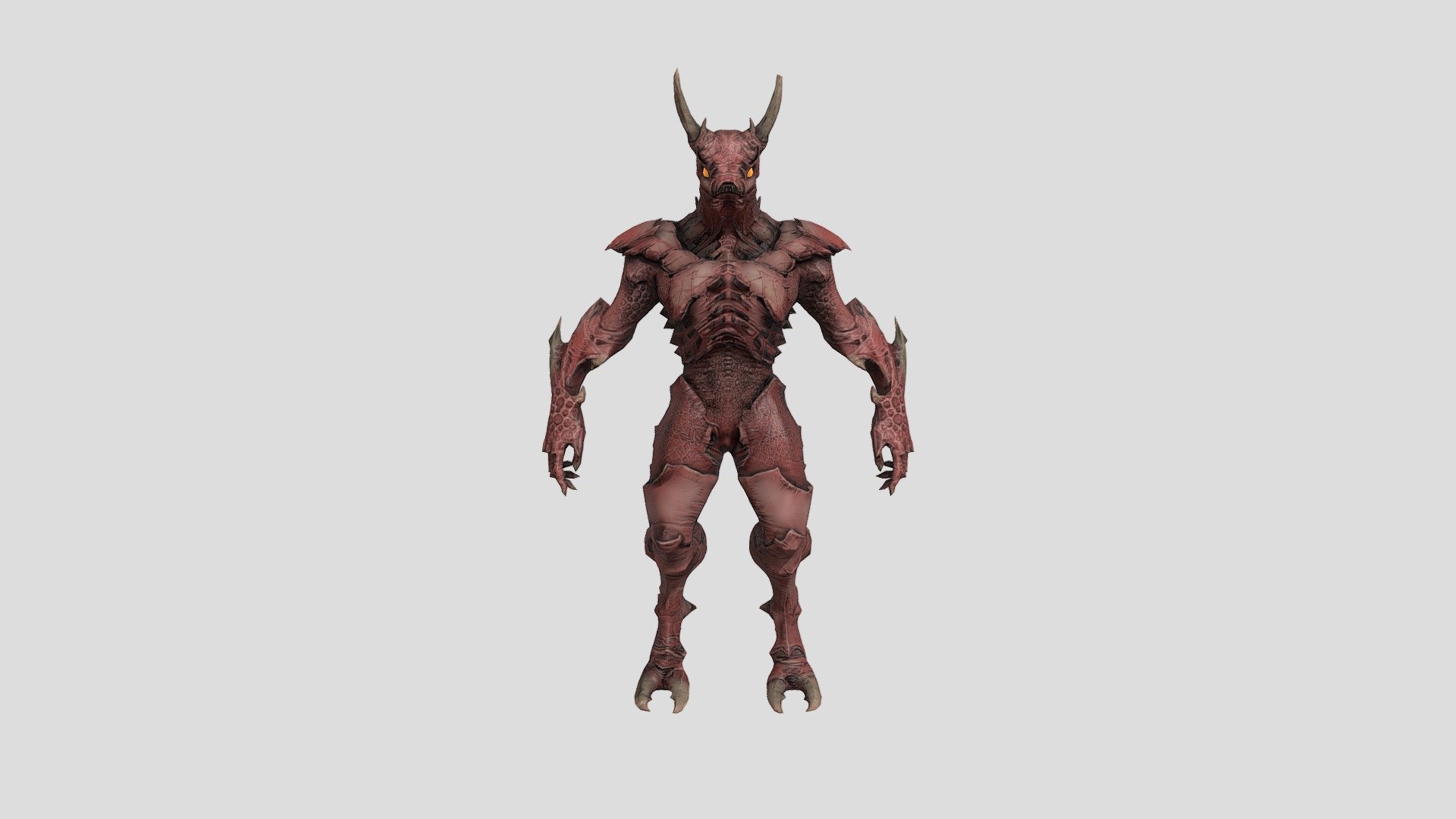 Monster_Demon1 - 3D model by FarXeyM [7298093] - Sketchfab