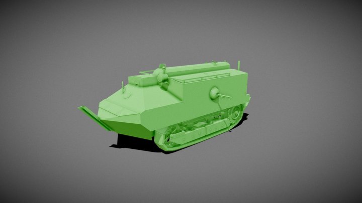 Shneider CA Tank Base Mesh 3D Model