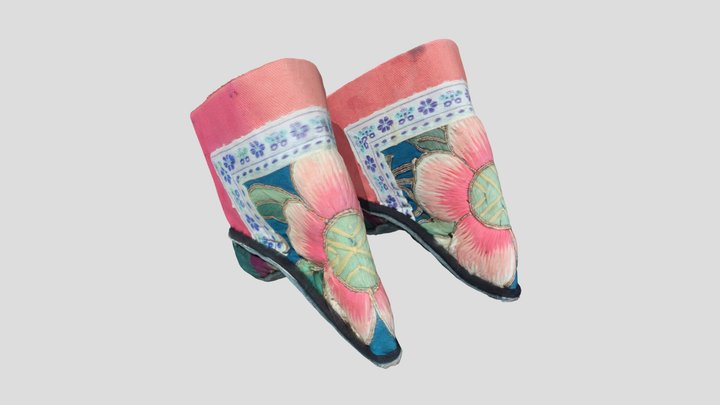 Bound Feet Shoes 3D Model