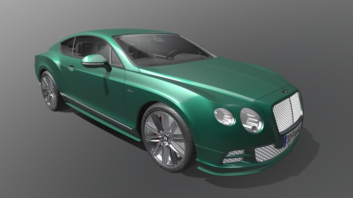Bentley continental ss 2010 3D model 3D Model