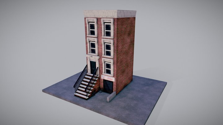 Brooklyn House Stylo 3D Model