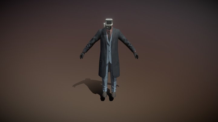 Lucky_cameraman(skibidi_toilet) 3D Model