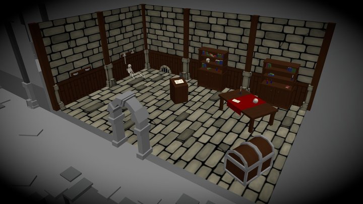 Dungeon: Necomancer's Chamber 3D Model