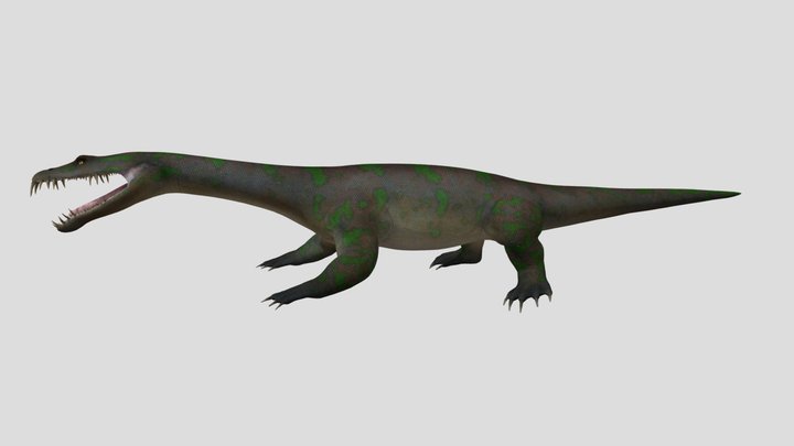 Nothosaurus [rigged] – Kostenloses 3D-Modell STL