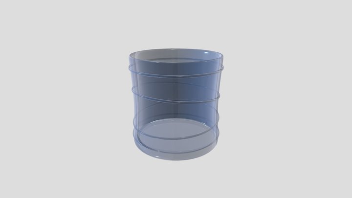 Blue glass 3D Model
