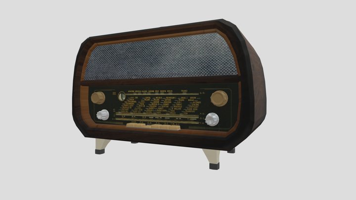 Radio receiver 3D Model